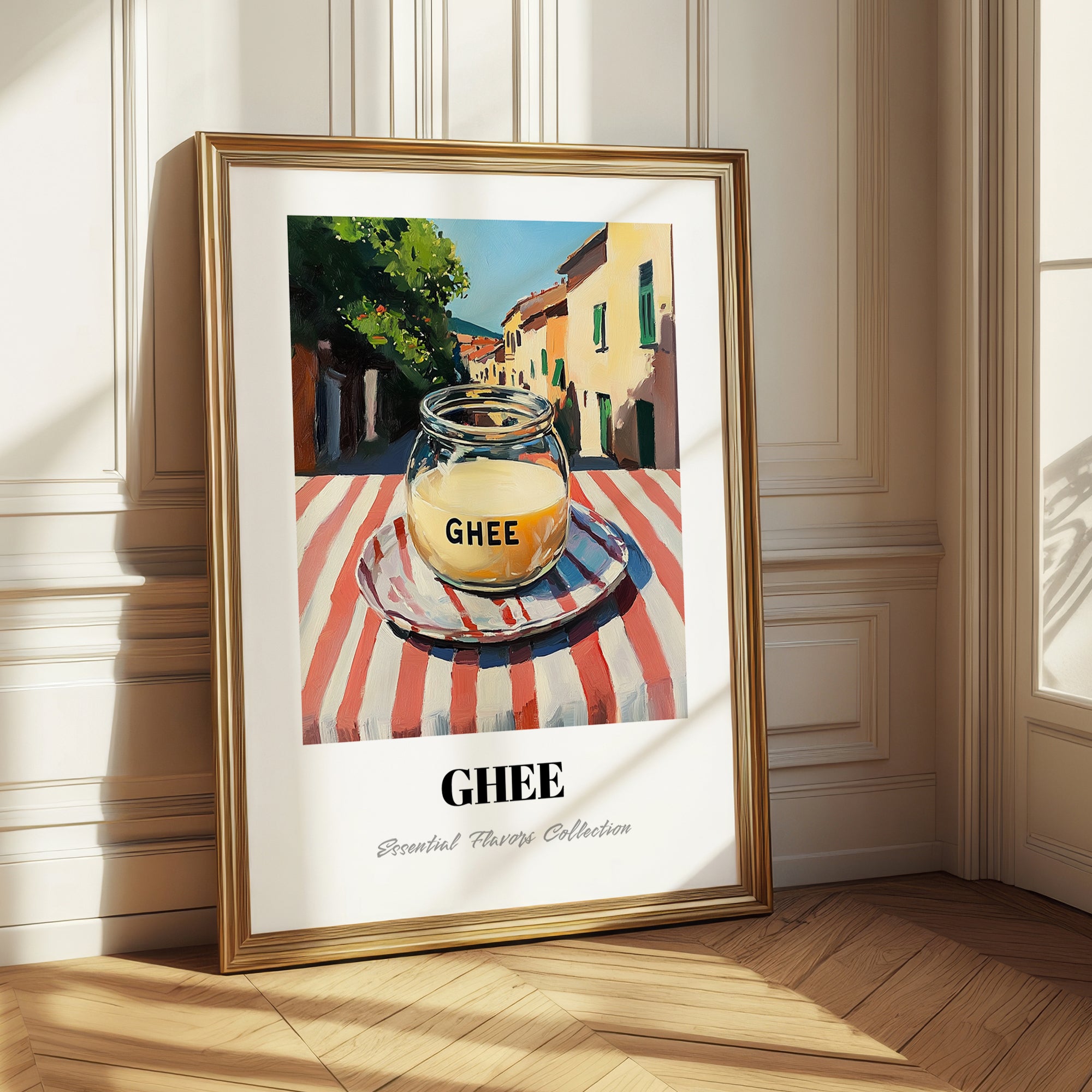 Ghee – Italian Street Café Scene, Pantry Painting