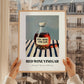 Red Wine Vinegar – on Striped Tablecloth, Shelf Stock Wall Decor, styled in a charming Paris street view