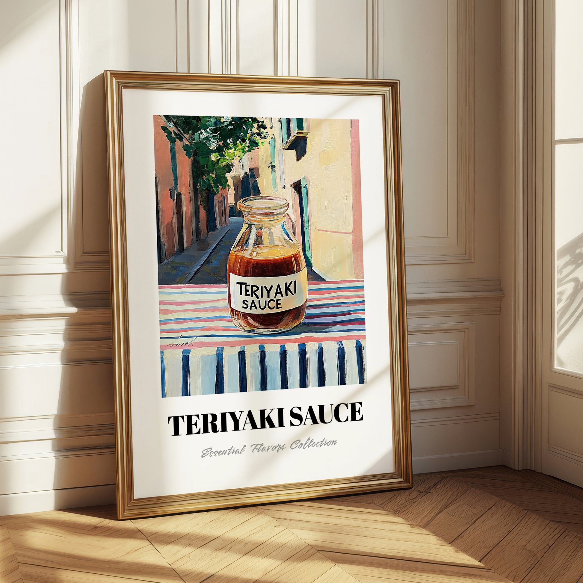 Teriyaki Sauce – Italian Urban Café Scene, Pantry Painting