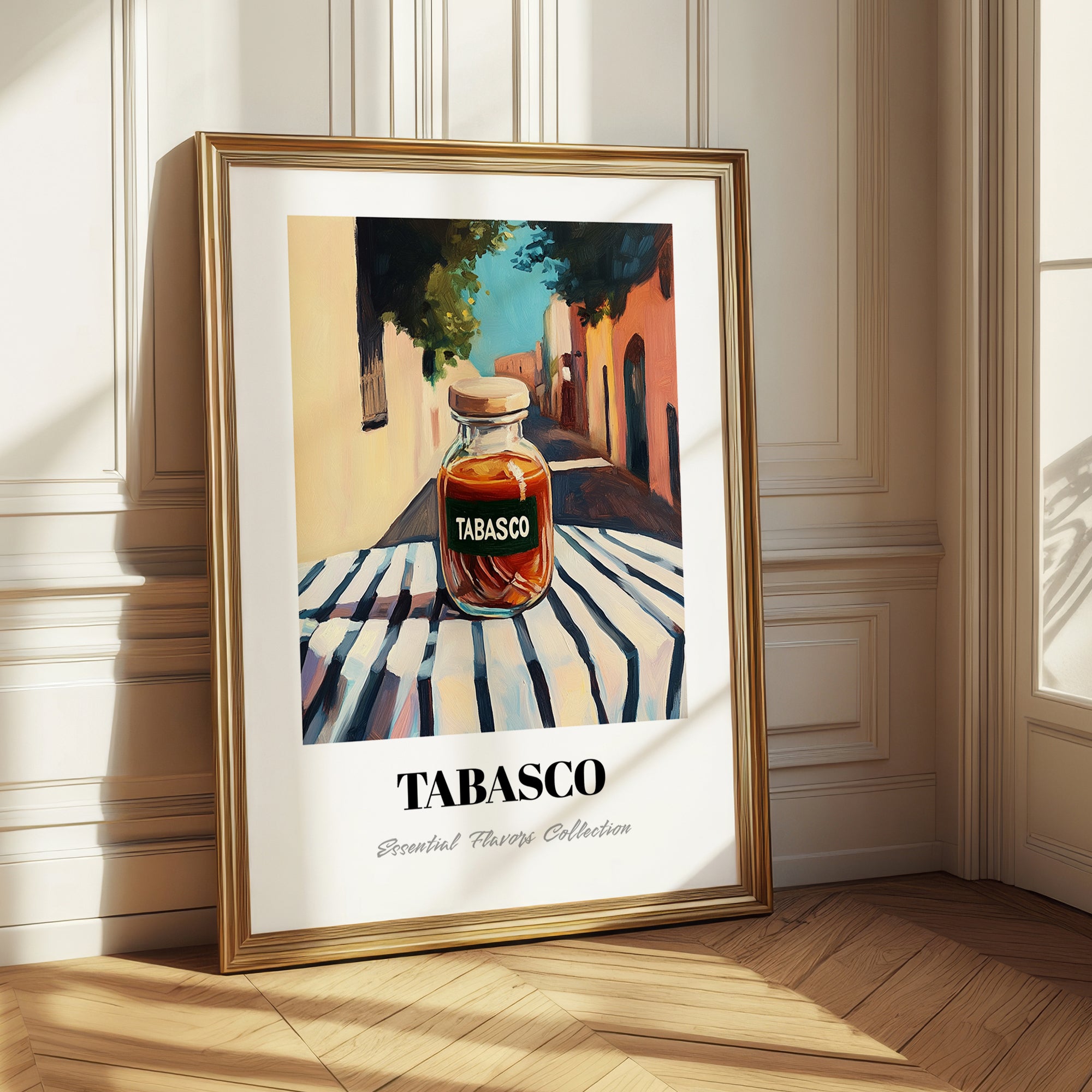 Tabasco – Italian Café on the Corner, Dry Goods Painting