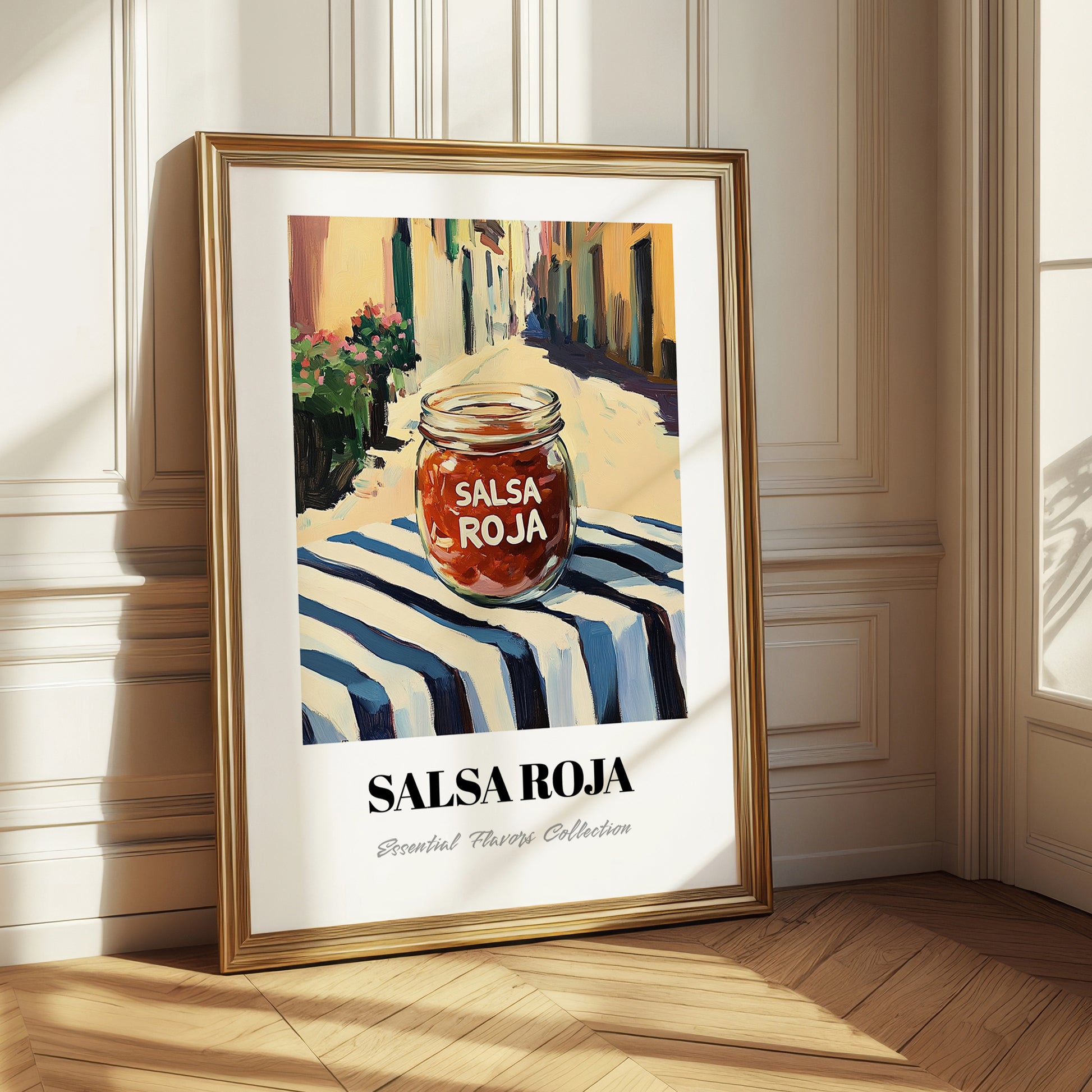 Salsa Roja – Italian Street Café Scene, Pantry Illustration