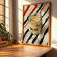 Tahini – on Striped Tablecloth, Grocery Wall Decor, clean layout with no caption