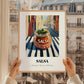 Salsa – Italian Outdoor Café Scene, Larder Still Life, styled in a charming Paris street view