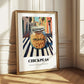 Chickpeas – Italian Outdoor Café Scene, Food Shelf Art