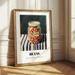 Beans – on Striped Tablecloth, Ingredients Corner Wall Decor