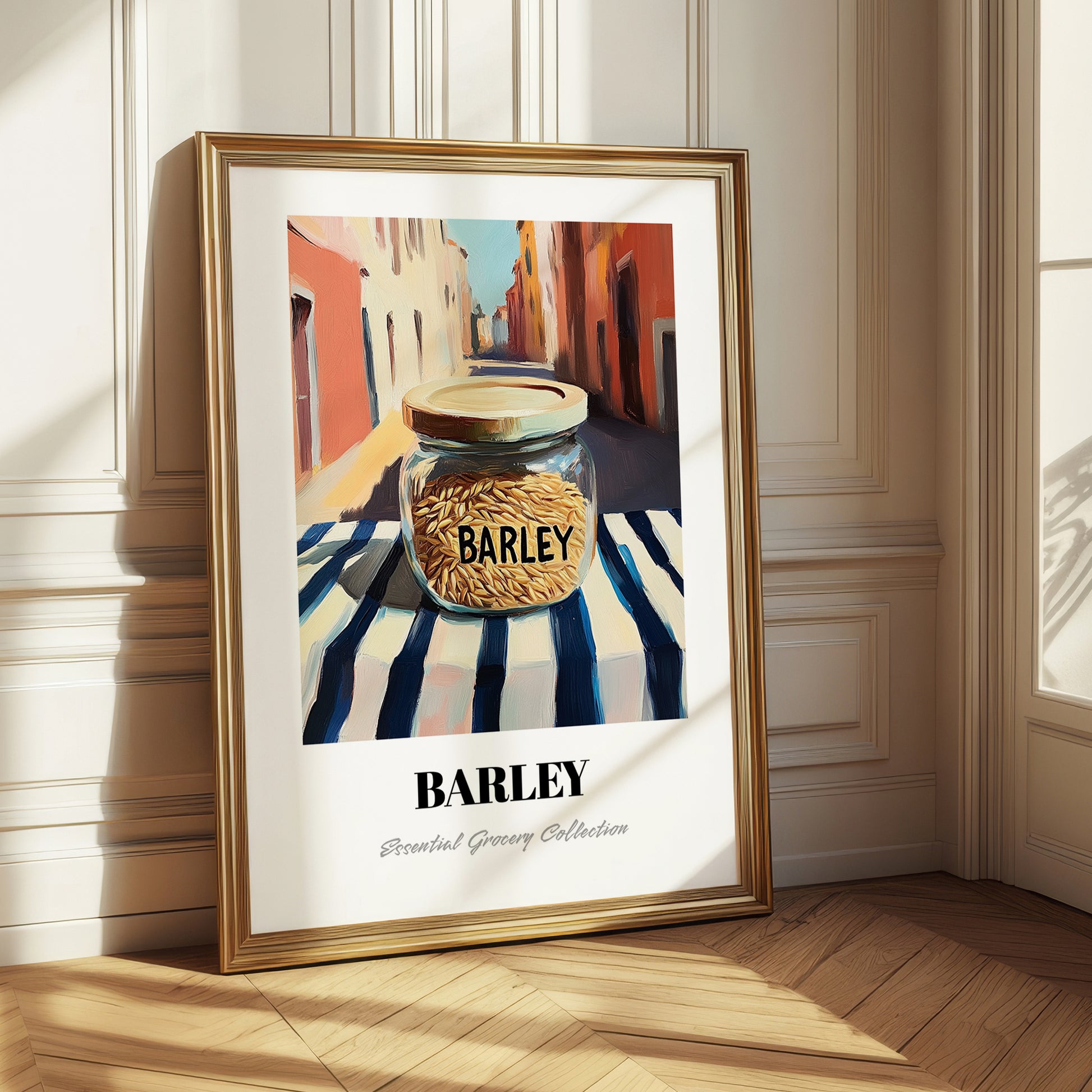 Barley – Italian Outdoor Café Scene, Ingredients Corner Still Life