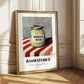 Basmati Rice – on Striped Tablecloth, Shelf Stock Wall Decor
