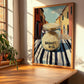 Basmati Rice – Italian Street Café Scene, Pantry Wall Decor, clean layout with no caption