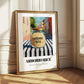 Arborio Rice – Italian Outdoor Café Scene, Kitchen Storage Poster