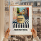 Arborio Rice – Italian Outdoor Café Scene, Kitchen Storage Poster, styled in a charming Paris street view