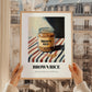 Brown Rice – on Striped Tablecloth, Larder Wall Decor, styled in a charming Paris street view