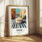 Flour – Italian Street Café Scene, Dough Wall Art