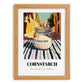 Cornstarch – Italian Café on the Corner, Dough Illustration, set in oak frame