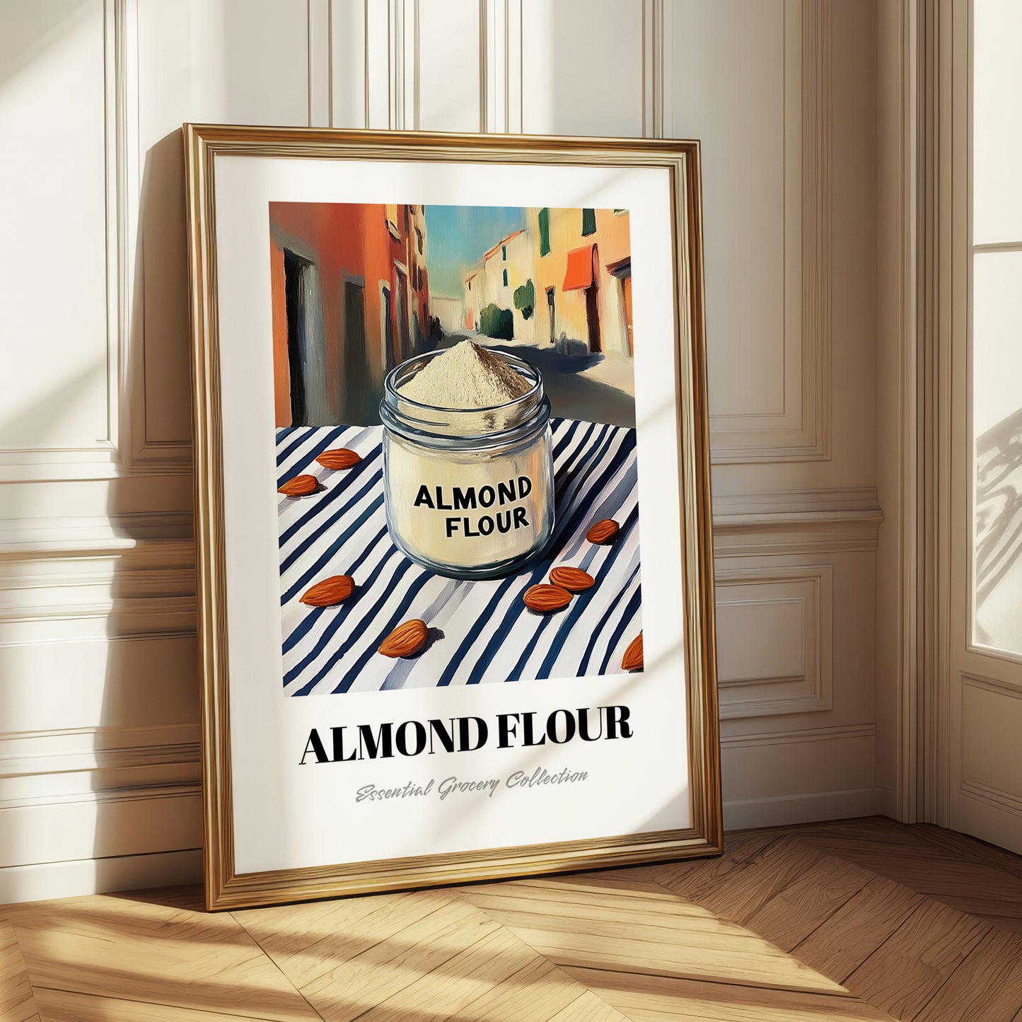 Almond Flour – Italian Urban Café Scene, Dough Wall Art