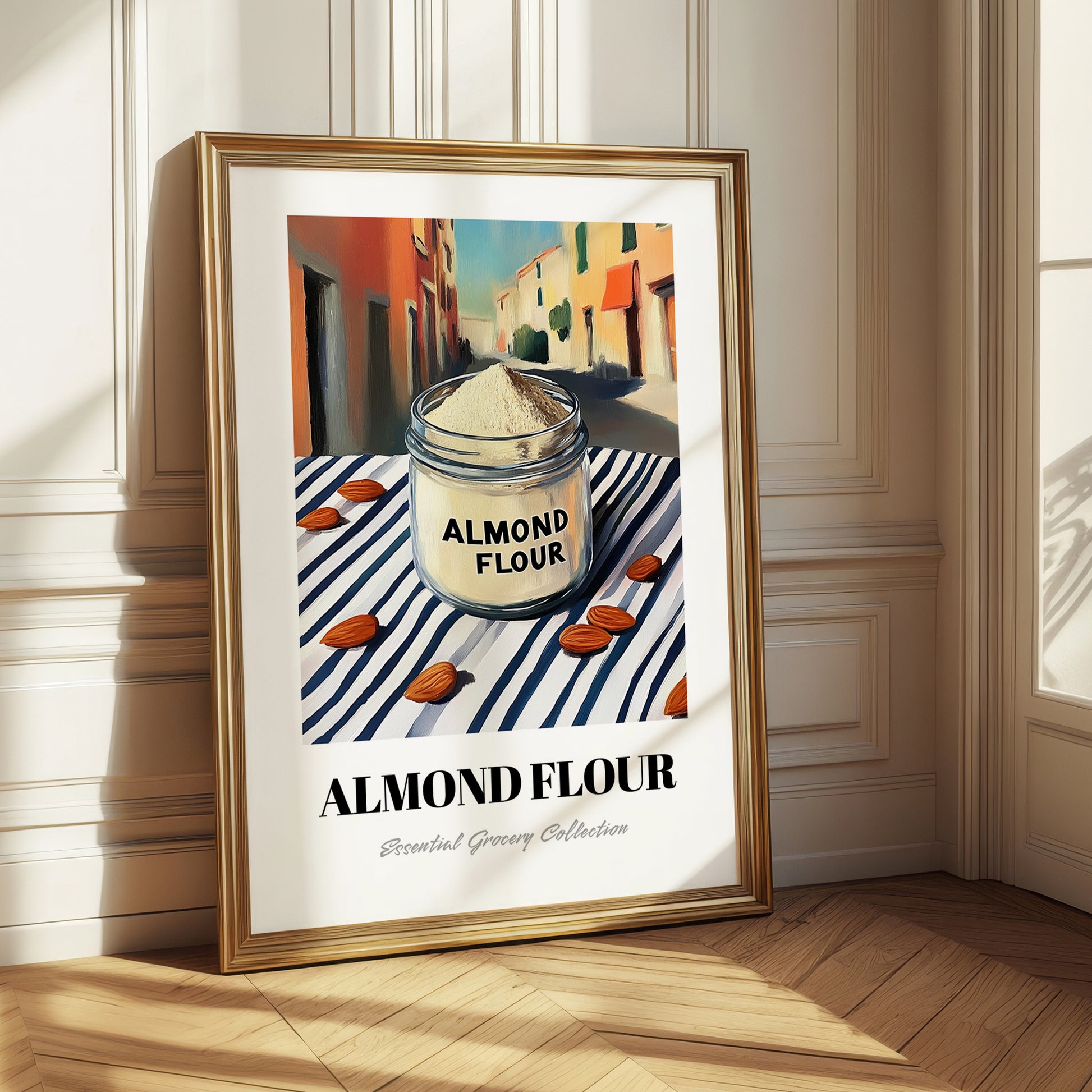 Almond Flour – Italian Urban Café Scene, Dough Wall Art
