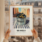 Mussels – Italian Outdoor Café Scene, Canned Food Wall Painting, styled in a charming Paris street view