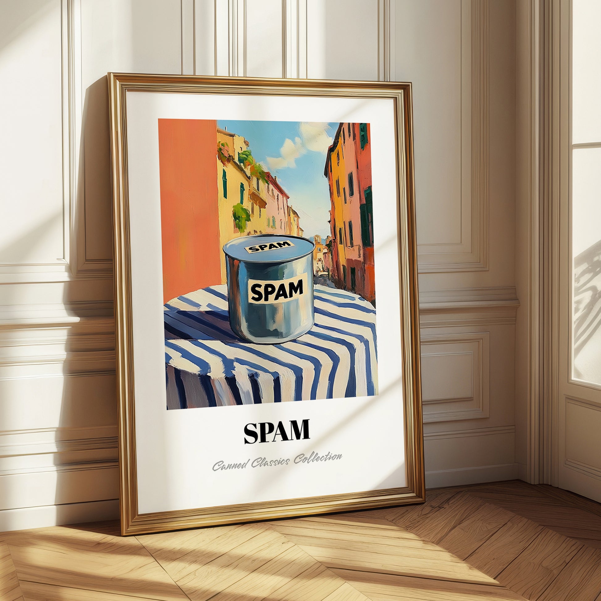 Spam – Italian Urban Café Scene, Canned Food Poster