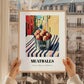 Meatballs – Italian Outdoor Café Scene, Canned Food Illustration, styled in a charming Paris street view