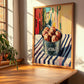 Meatballs – Italian Outdoor Café Scene, Canned Food Illustration, clean layout with no caption