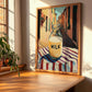 Milk – Italian Café on the Corner, Dairy Painting, clean layout with no caption