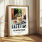 Almond Milk – Italian Outdoor Café Scene, Dairy Wall Decor