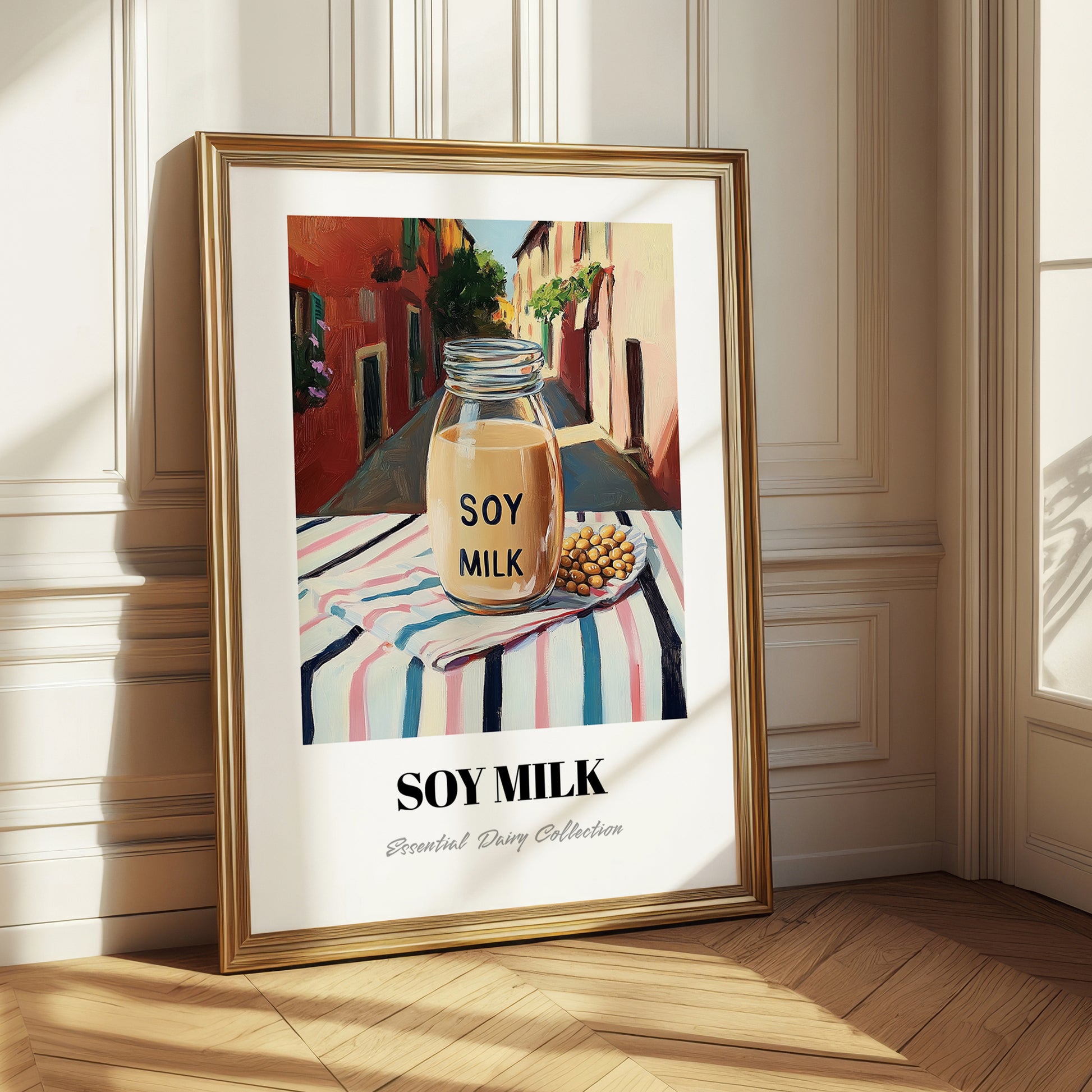 Soy Milk – Italian Café on the Corner, Dairy Print