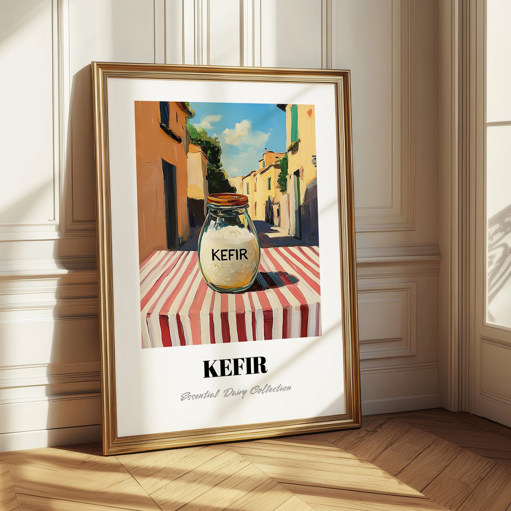 Kefir – Italian Urban Café Scene, Dairy Wall Decor