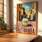 Kefir – Italian Urban Café Scene, Dairy Wall Decor, clean layout with no caption