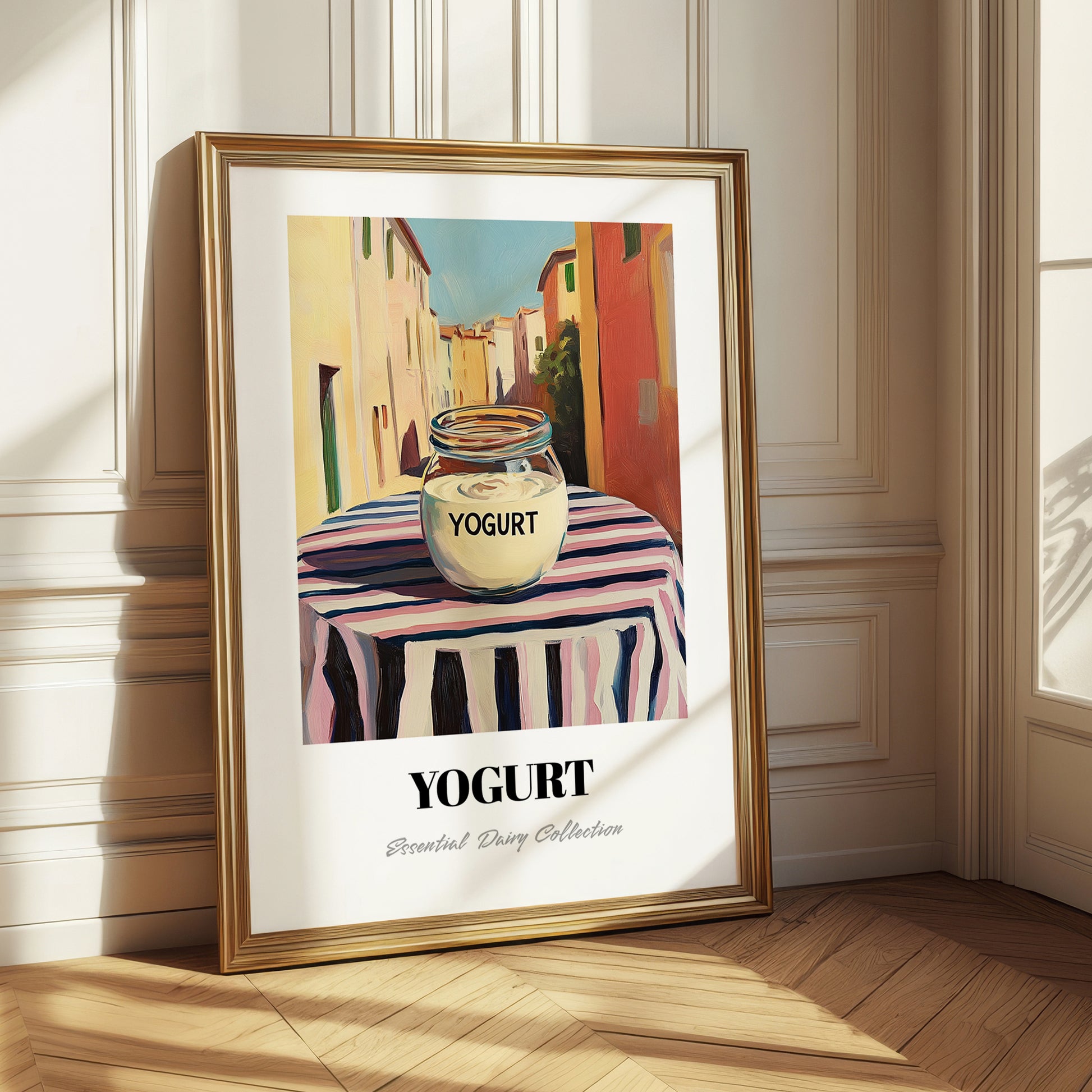 Yogurt – Italian Urban Café Scene, Dairy Still Life