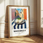 Mozzarella – Italian Urban Café Scene, Cheese Poster