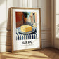 Gouda – Italian Outdoor Café Scene, Cheese Wall Painting
