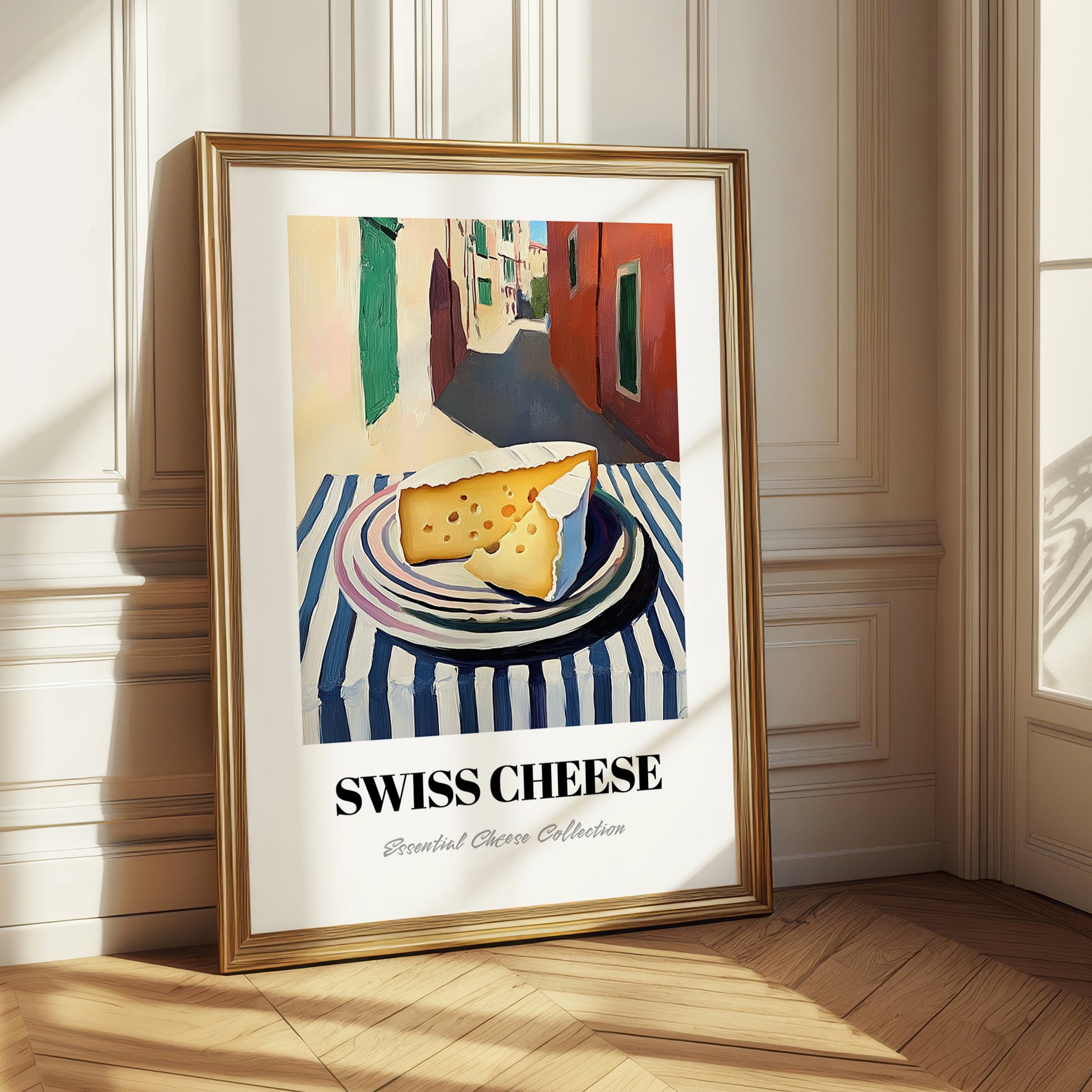 Swiss – Italian Café on the Corner, Cheese Poster