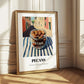 Pecans – Italian Street Café Scene, Nuts Wall Art
