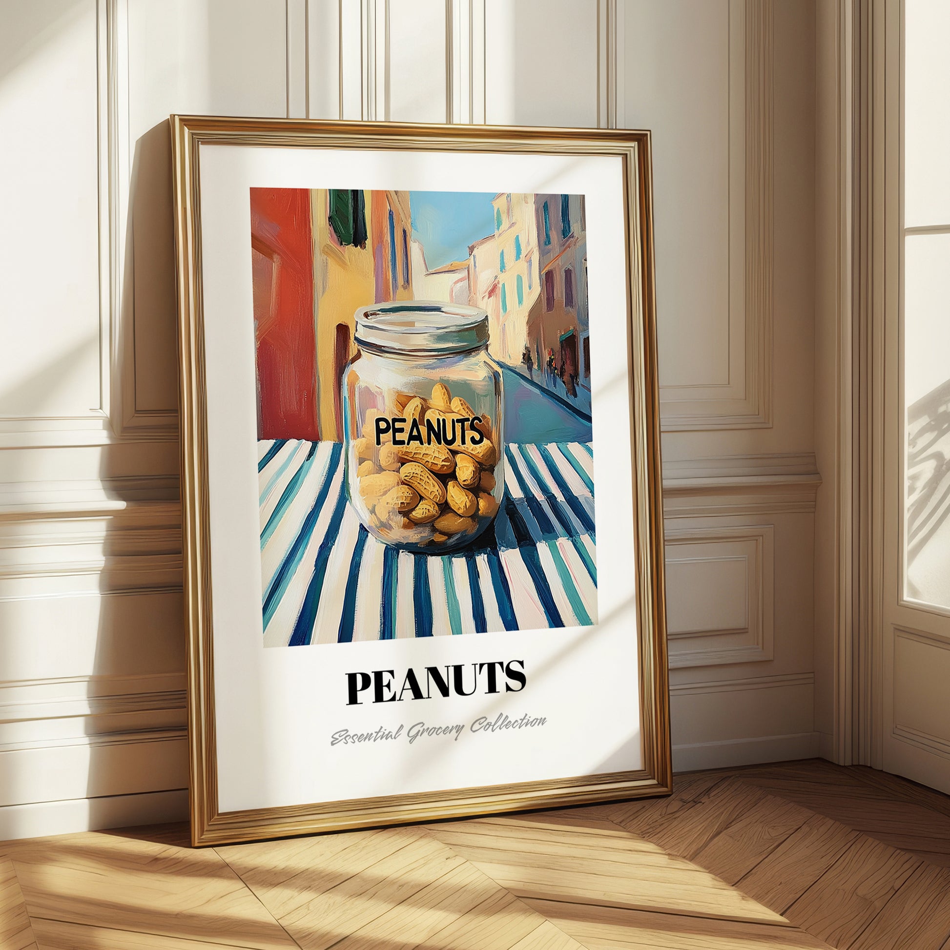 Peanuts – Italian Café on the Corner, Nuts Illustration