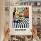 Chia Seeds – Italian Street Café Scene, Nuts Poster, styled in a charming Paris street view