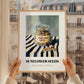 Sunflower Seeds – on Striped Tablecloth, Nuts Illustration, styled in a charming Paris street view