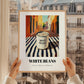 White Beans – Italian Urban Café Scene, Canned Vegetables Still Life, styled in a charming Paris street view