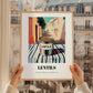 Lentils – Italian Outdoor Café Scene, Canned Vegetables Wall Art, styled in a charming Paris street view
