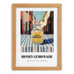 Honey Lemonade – Italian Street Café Scene, Lemonade Still Life, set in oak frame