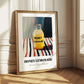 Honey Lemonade – on Striped Tablecloth, Lemonade Illustration