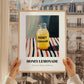 Honey Lemonade – on Striped Tablecloth, Lemonade Illustration, styled in a charming Paris street view