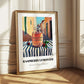 Raspberry Lemonade – Italian Outdoor Café Scene, Lemonade Wall Print