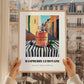 Raspberry Lemonade – Italian Outdoor Café Scene, Lemonade Wall Print, styled in a charming Paris street view