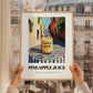 Pineapple Juice – Italian Urban Café Scene, Lemonade Poster, styled in a charming Paris street view