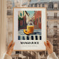 Mango Juice – Italian Street Café Scene, Lemonade Still Life, styled in a charming Paris street view
