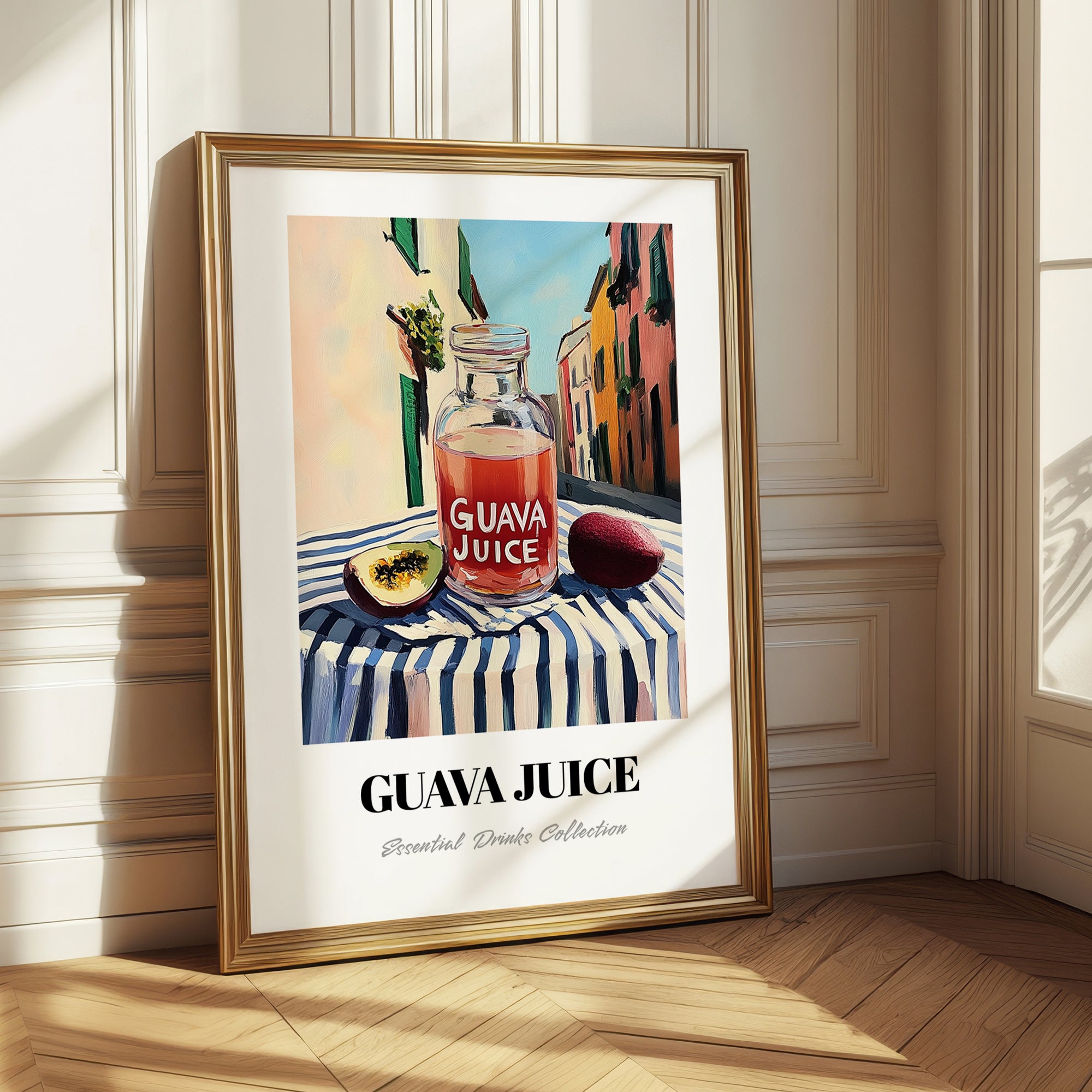 Guava Juice – Italian Urban Café Scene, Lemonade Print
