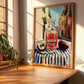 Guava Juice – Italian Urban Café Scene, Lemonade Print, clean layout with no caption