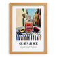 Guava Juice – Italian Urban Café Scene, Lemonade Print, set in oak frame