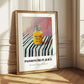 Passion Fruit Juice – on Striped Tablecloth, Lemonade Art