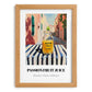 Passion Fruit Juice – Italian Café on the Corner, Lemonade Wall Decor, set in oak frame